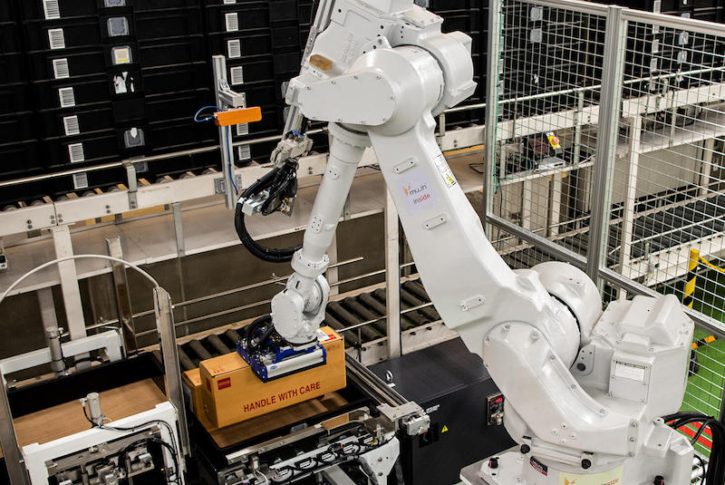 A robotic arm from Mujin, Inc.