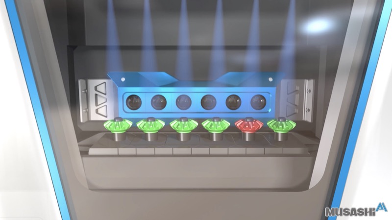 MusashiAI's automatic inspection system