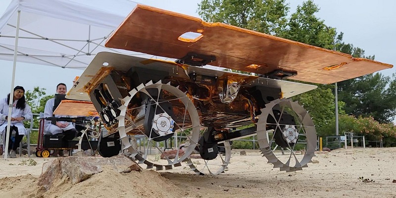NASA's CADRE robot demonstration