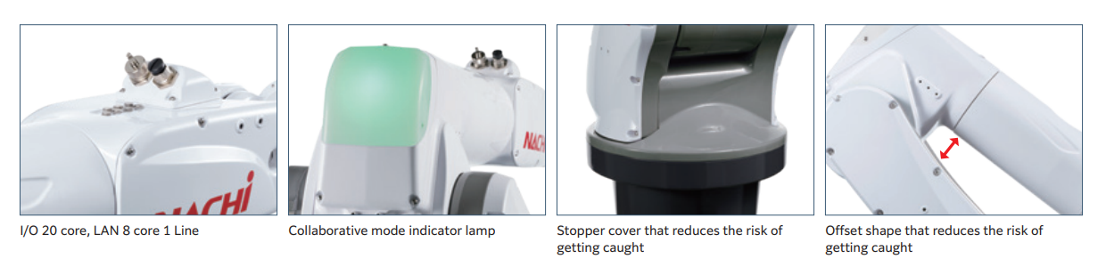 The CMZ12 includes various design features to ensure worker safety