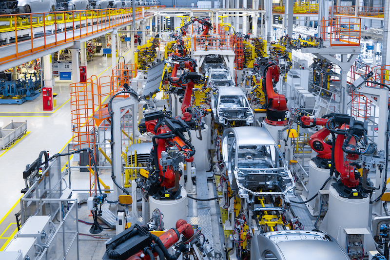 representation of the Factory of the Future where data and efficiency are the name of the game