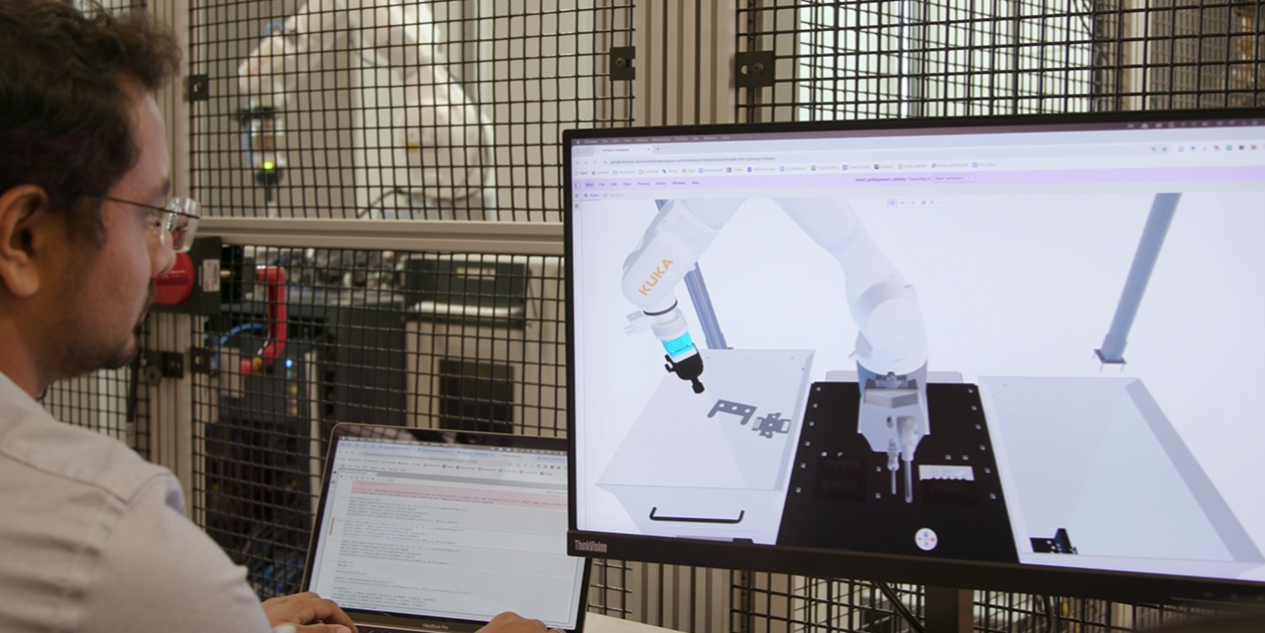 NVIDIA and Intrinsic merge platform expertise to advance robotic grasping for industrial environments