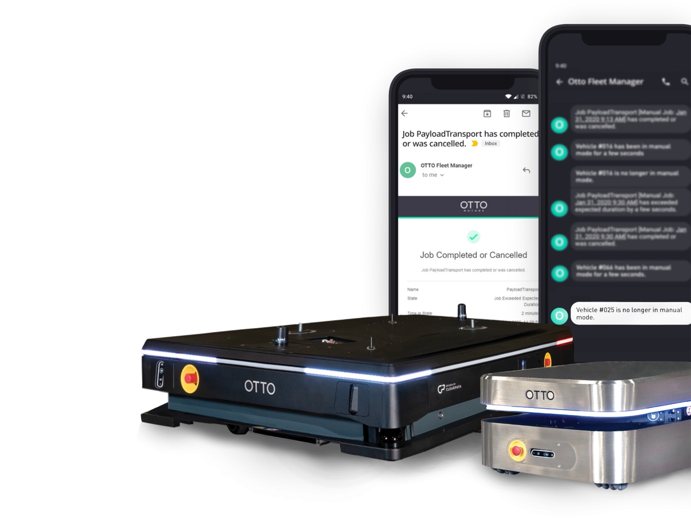Operators and operations managers have all the programming and vehicle performance data they with OTTO Motors Fleet Manager software.