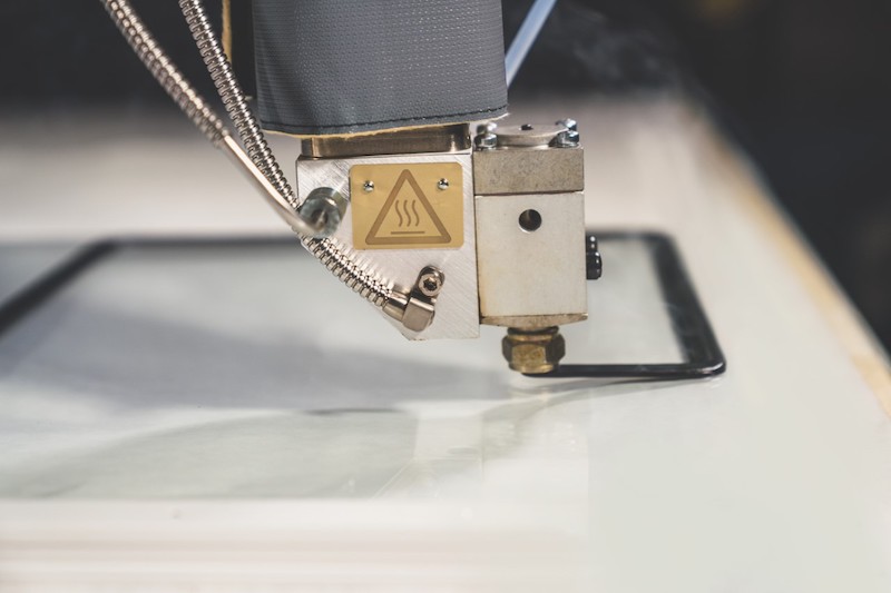 on-demand automated bonding system adhesive extrusion
