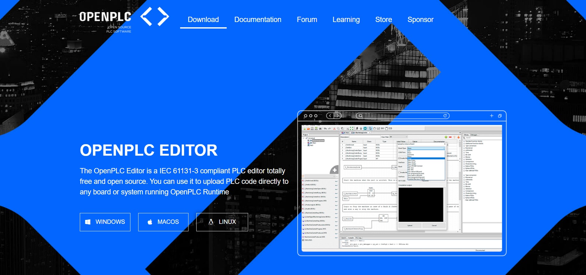Open PLC Website