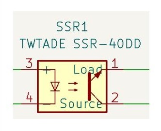 Solid state relay electrical symbol