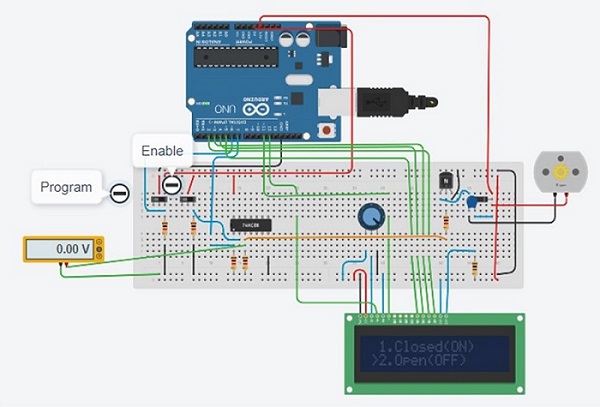 A sample of a complex Arduino project diagram