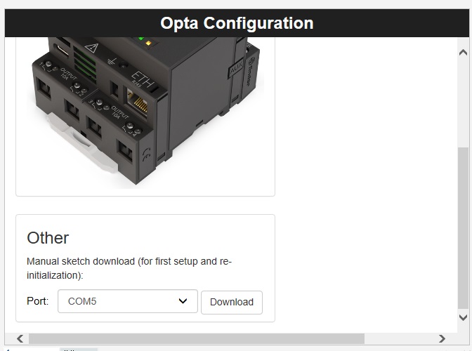 PLC IDE code setup and initialization download
