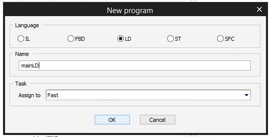 Be sure to assign the task, or else the program will not actually execute once downloaded.
