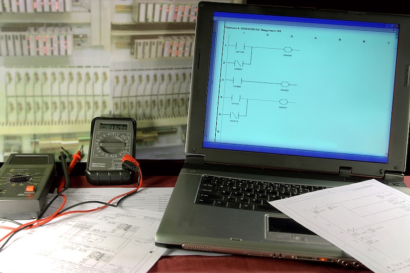 Ladder logic on PLC