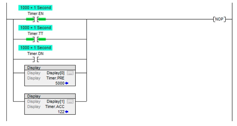 PLC Timer Tags