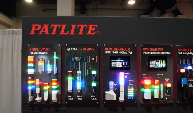 Patlite visual displays
