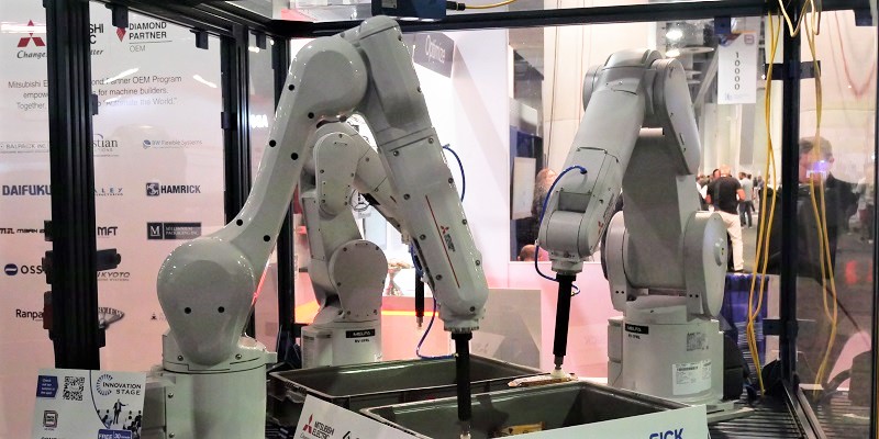 Multiple robots in coordinated motion