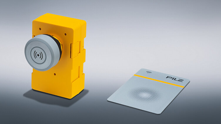Pilz PITreader access permission system with RFID card and reader
