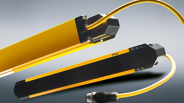 Light curtain transmitter and receiver