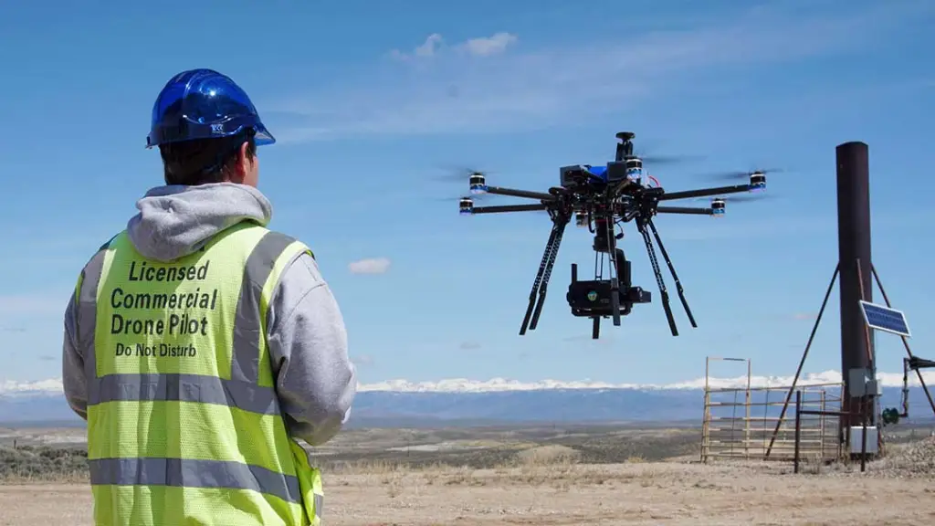 unmanned aerial drone technology being used for oil and gas pipeline inspection