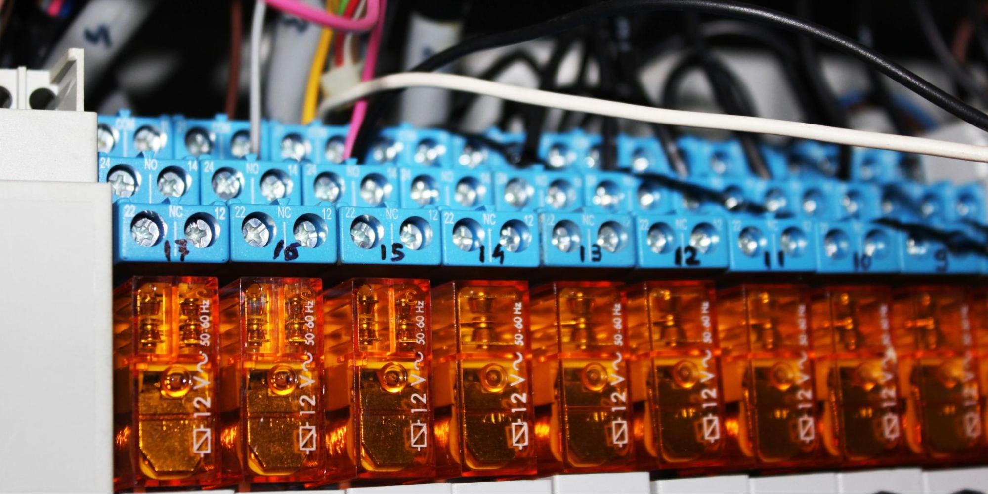 industrial AC relays can be energized with 12, 24, 120, 220 V AC