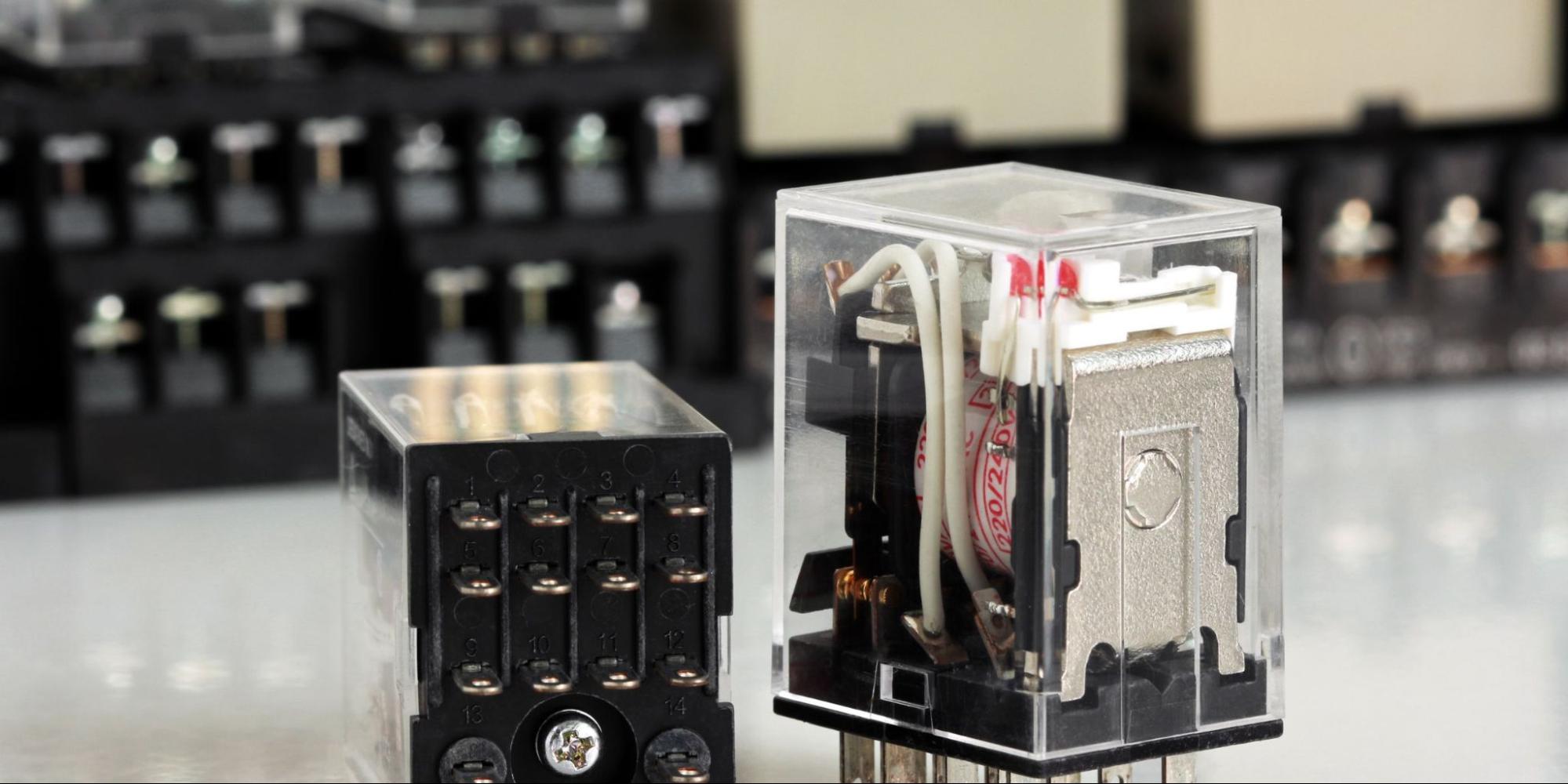 classic AC coil ice cube relay with a 220/240 AC operating voltage