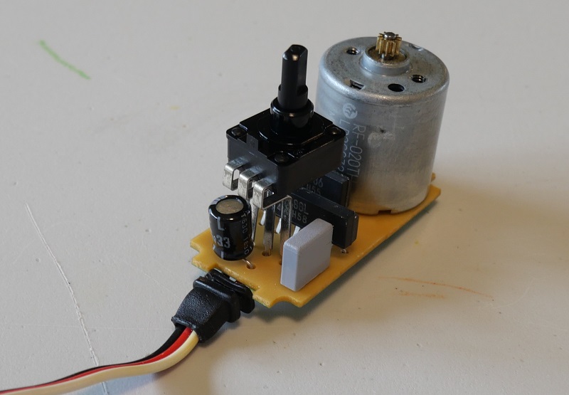 Servos and robot applications sometimes employ strategically placed potentiometric sensors for position measurement.