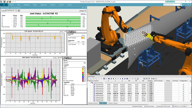Automation cell simulation