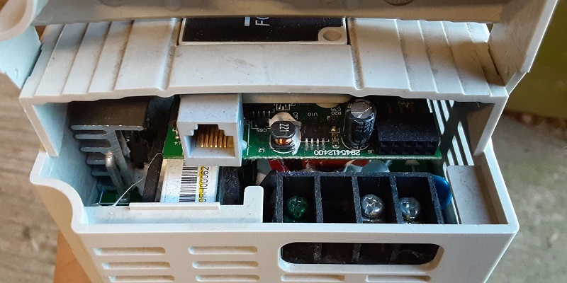 Variable Frequency Drive (VFD) for RS-485 standard, allowing Modbus ASCII or RTU protocols