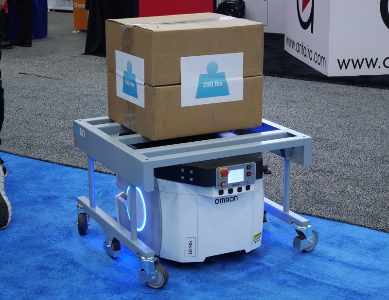 ROEQ's TMC130 system for OMRON AMRs