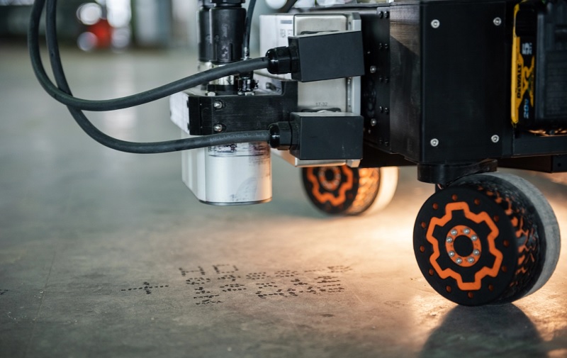 Rugged Robotics floor marking