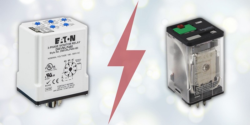protections relays versus control relays