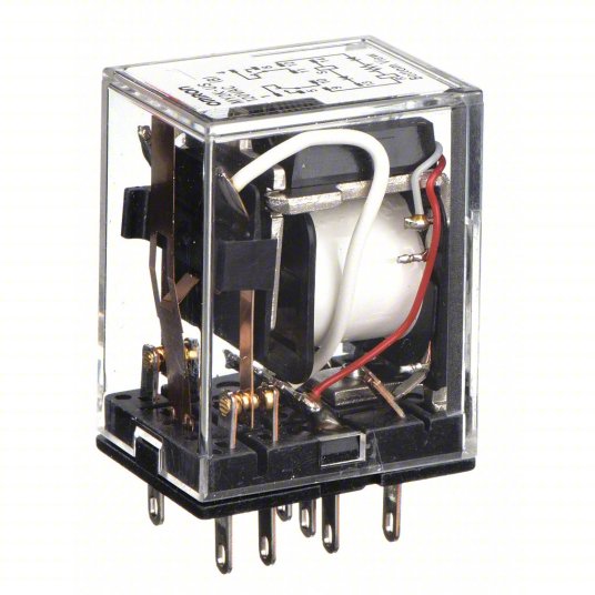 A latching relay, or set-reset relay