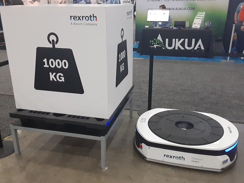 Bosch Rexroth AMR Display at Automate 2022