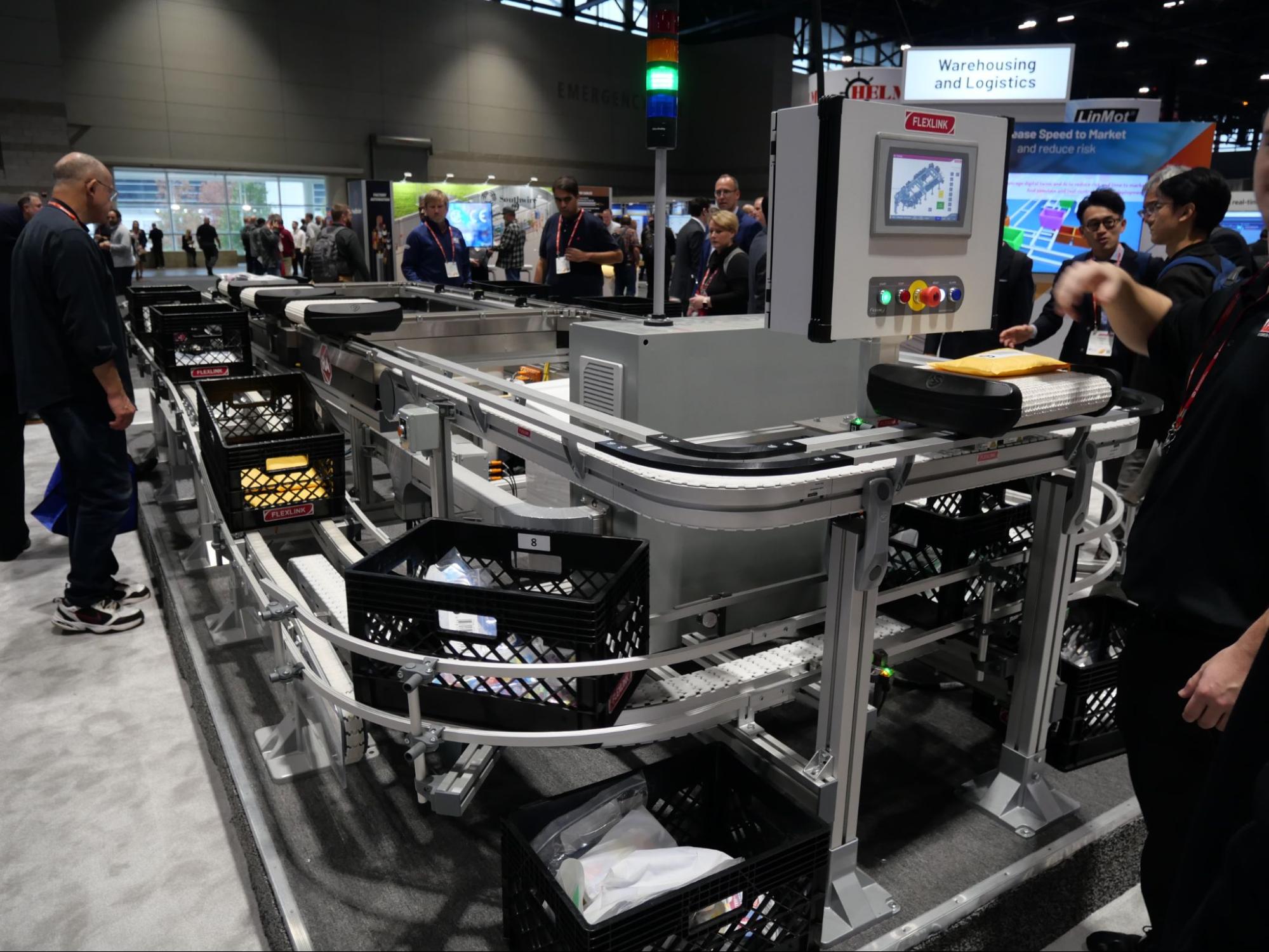 Flexlink flexible manufacturing system at Automation Fair 2022