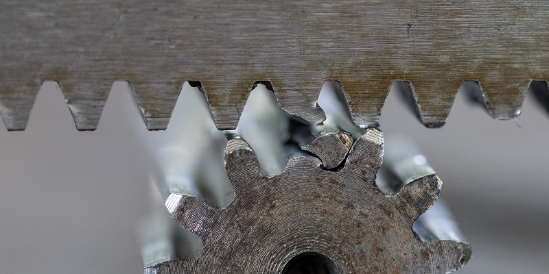 Damaged gear teeth