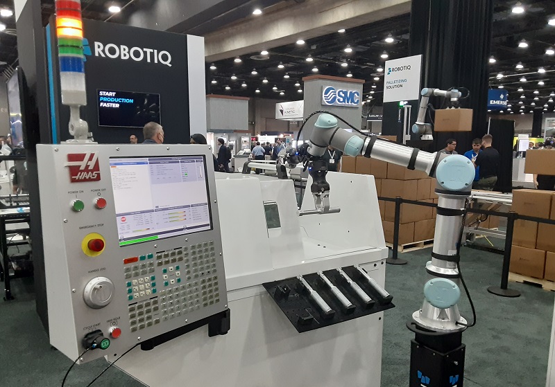The Machine Tending Solution keeps CNC machines operating