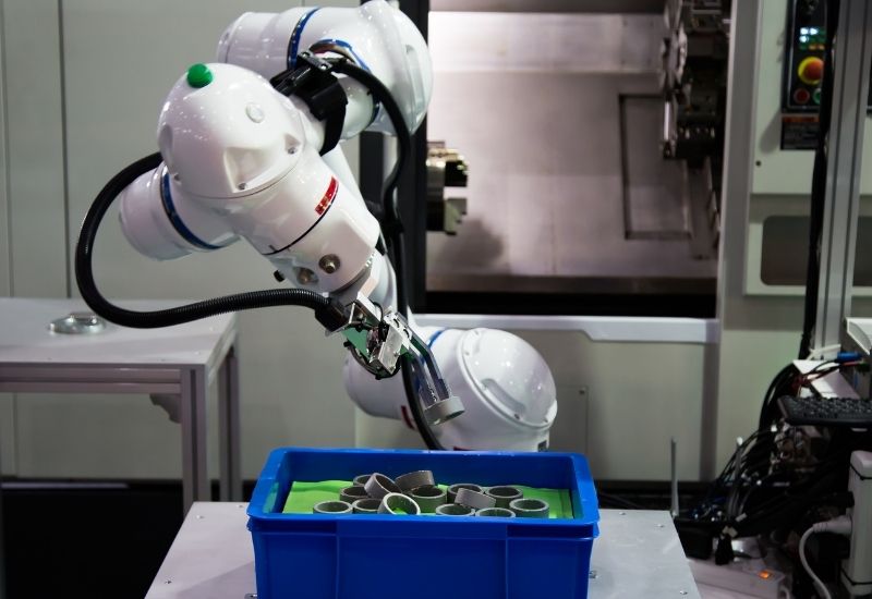 Common types of singularity that occur in six-axis robot arms