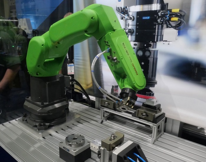 A FANUC cobot from the CR series