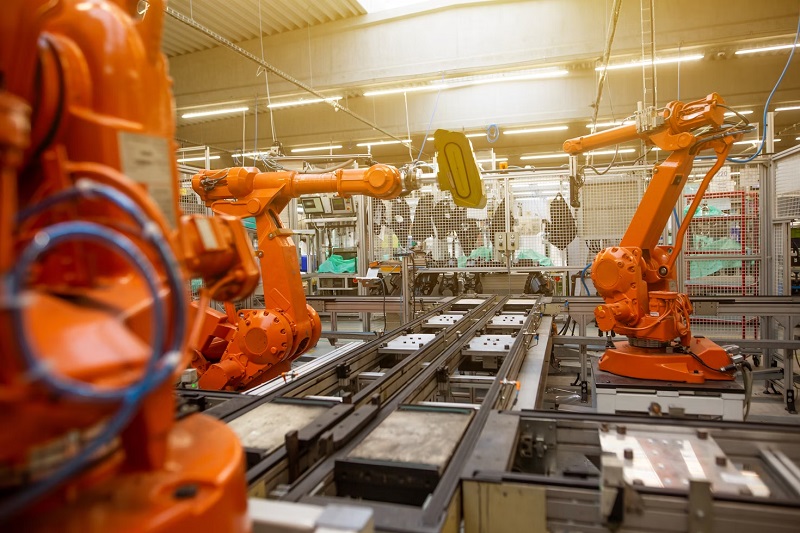 Networked robot factory