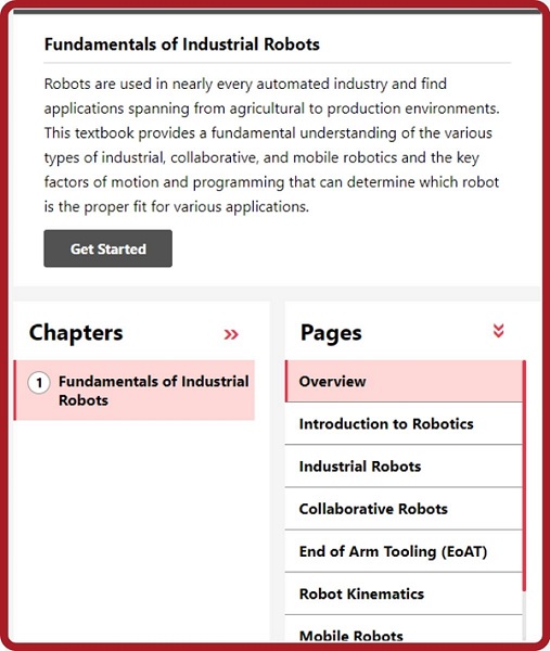 New Control robotics textbook