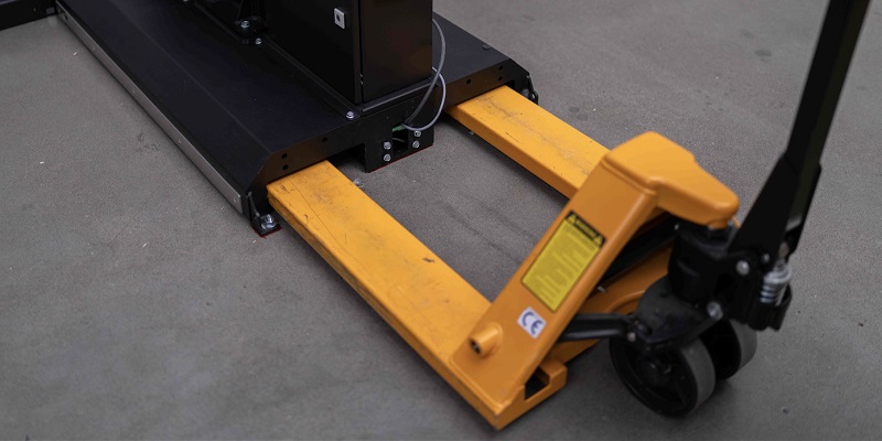 Forklift slots for easy mobility