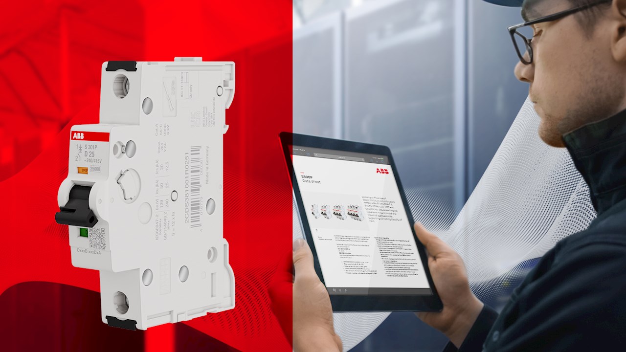 ABB S300 P new generation of industrial high performance miniature circuit breakers