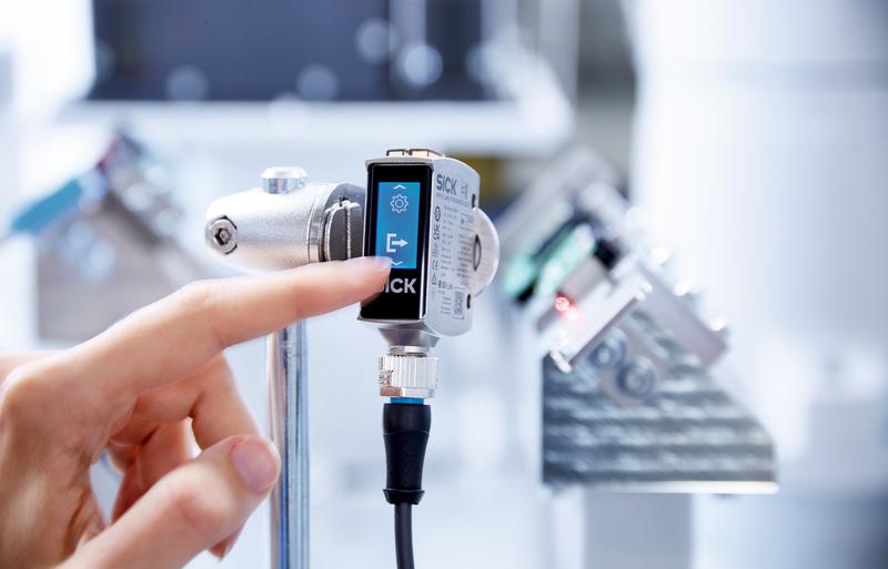 A touch-screen enabled sensor from SICK