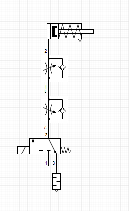 SMC ASD-A Series speed controller is designed for simultaneous meter-in and meter-out control