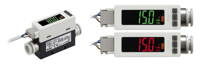Digital pneumatic air switch from SMC