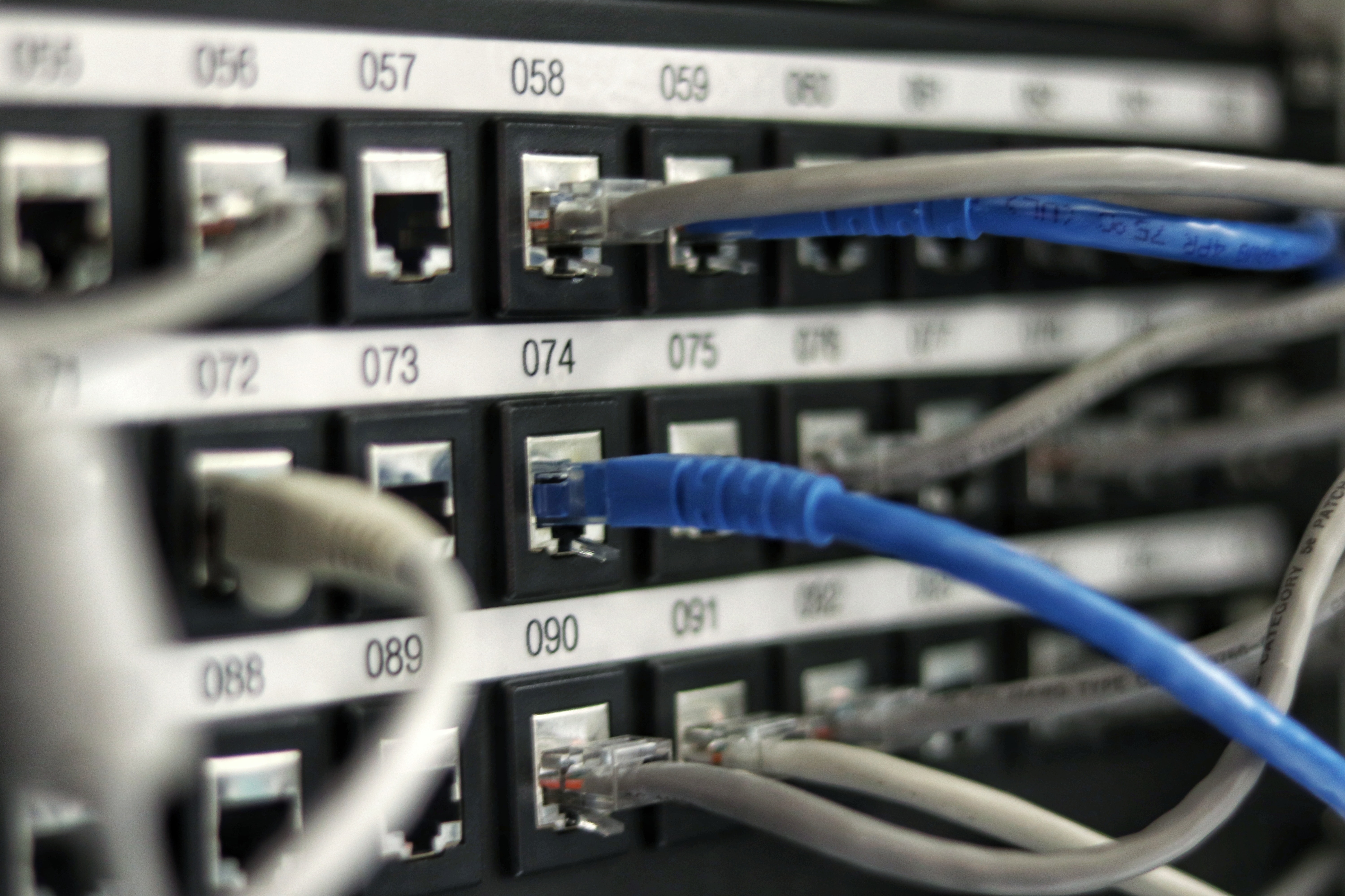 standard Ethernet used in typical machine networks for communication between devices and controllers