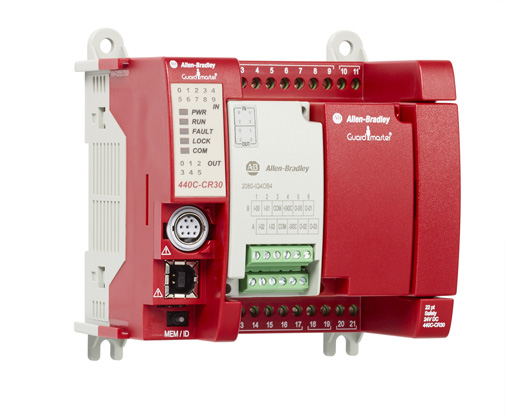 Rockwell Guadmaster safety relays serve as link between end safety devices and controller networks