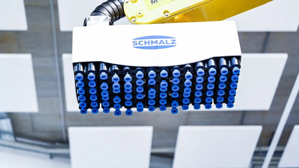 With Schmalz’s new area gripper, manufacturers can save time and money in high-mix, low-volume manufacturing processes