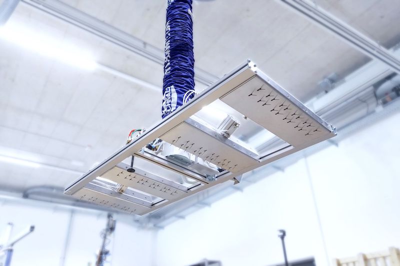 Schmalz four-module pneumatic needle gripper