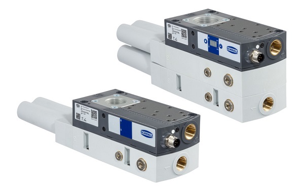 Both versions of the new compact vacuum ejector from Schmalz