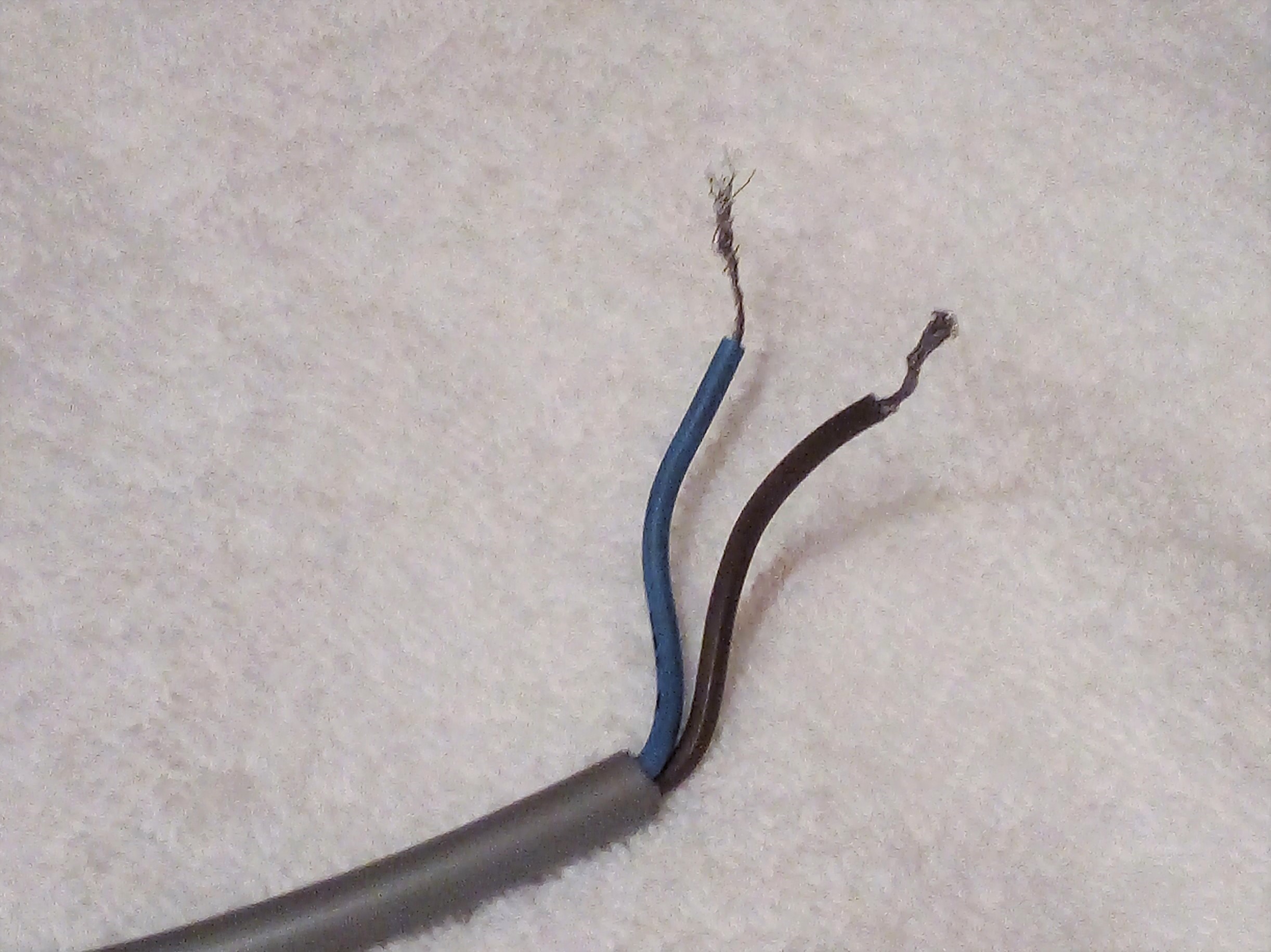 the end of a wire harness for a 2-wire sensor