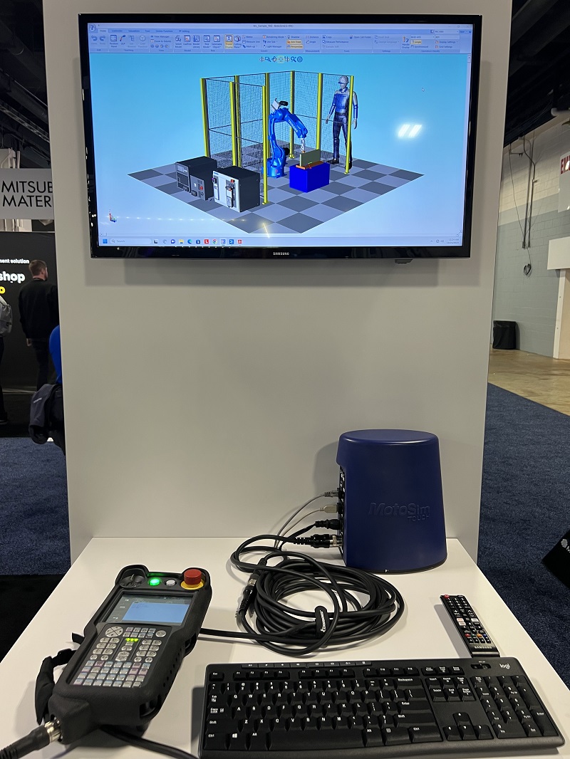 Robotic cell simulation program