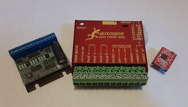 Driver boards for step motors